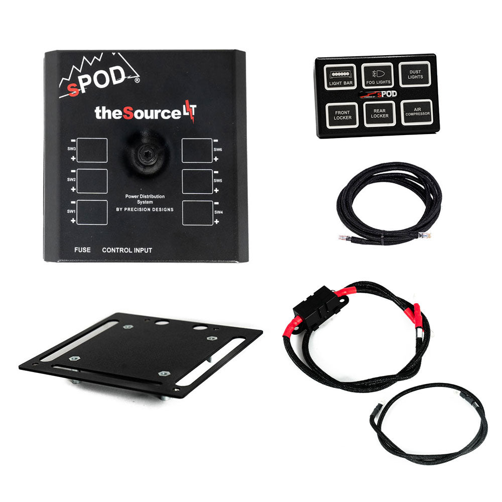 Spod SourceLT w/ Mini6 for Universal w/ 84 Inch Battery Cables