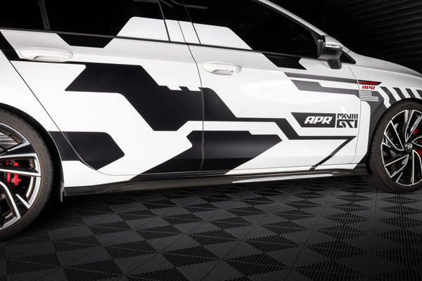 APR 2022 - 2024 Volkswagen GTI (MK8) Carbon Fiber Side Skirts