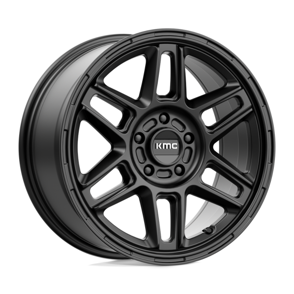 KMC KM716 NOMAD Satin Black 17x8 +38 Offset 5x110mm 72.6mm