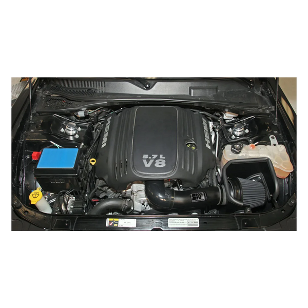 K&N 2006 - 2023 Dodge Charger / 2008 - 2023 Challenger / 2005 - 2023 Chrysler 300 5.7/6.1L V8 Black Performance Intake Kit