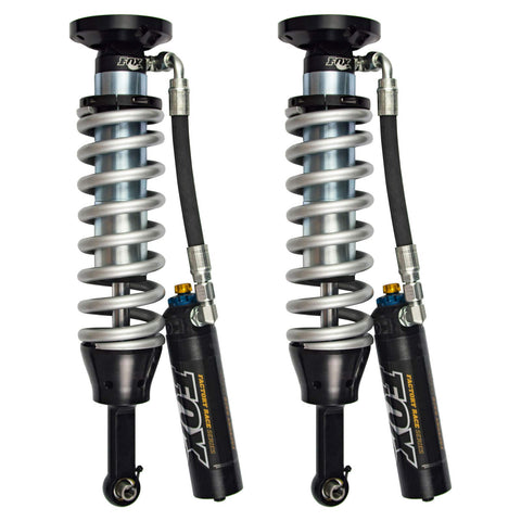 Fox 2005 - 2023 Tacoma 2.5 Race  Series 4.61in. Remote Reservoir Coilover Shock Set - Black/Zinc