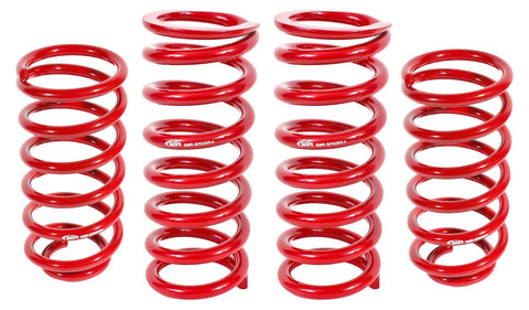 BMR 79-04 Fox Mustang Lowering Spring Kit (Set Of 4) - Red