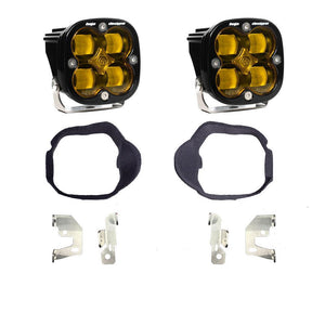 Baja Designs 2014 - 2018 Mercedes Sprinter Van Squadron SAE Fog Pocket Light Kit - Baja Amber