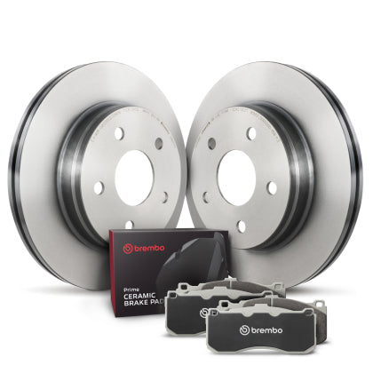 Brembo OE 2015 - 2020 Cadillac Escalade/Escalade ESV/ 2014 - 2018 Chevrolet Silverado 1500 Front Disc Brake Kit