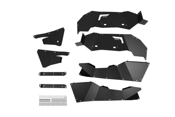 DV8 Offroad 2021-2025 Ford Bronco Rear Aluminum Inner Fenders - Black