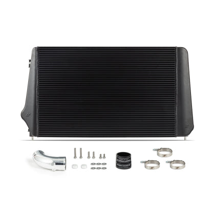 Mishimoto 2017 - 2019 GM 6.6L L5P Duramax Intercooler - Silver / Black