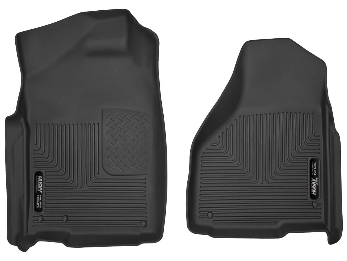 Husky Liners 2009 - 2014 Dodge Ram/Ram Quad Cab X-Act Contour Black Front Floor Liners