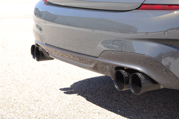 Dinan 2020 - 2024 BMW M340i/M440i (G20/G22/G23/G26) Free Flow Axleback Exhaust System - Black Tips