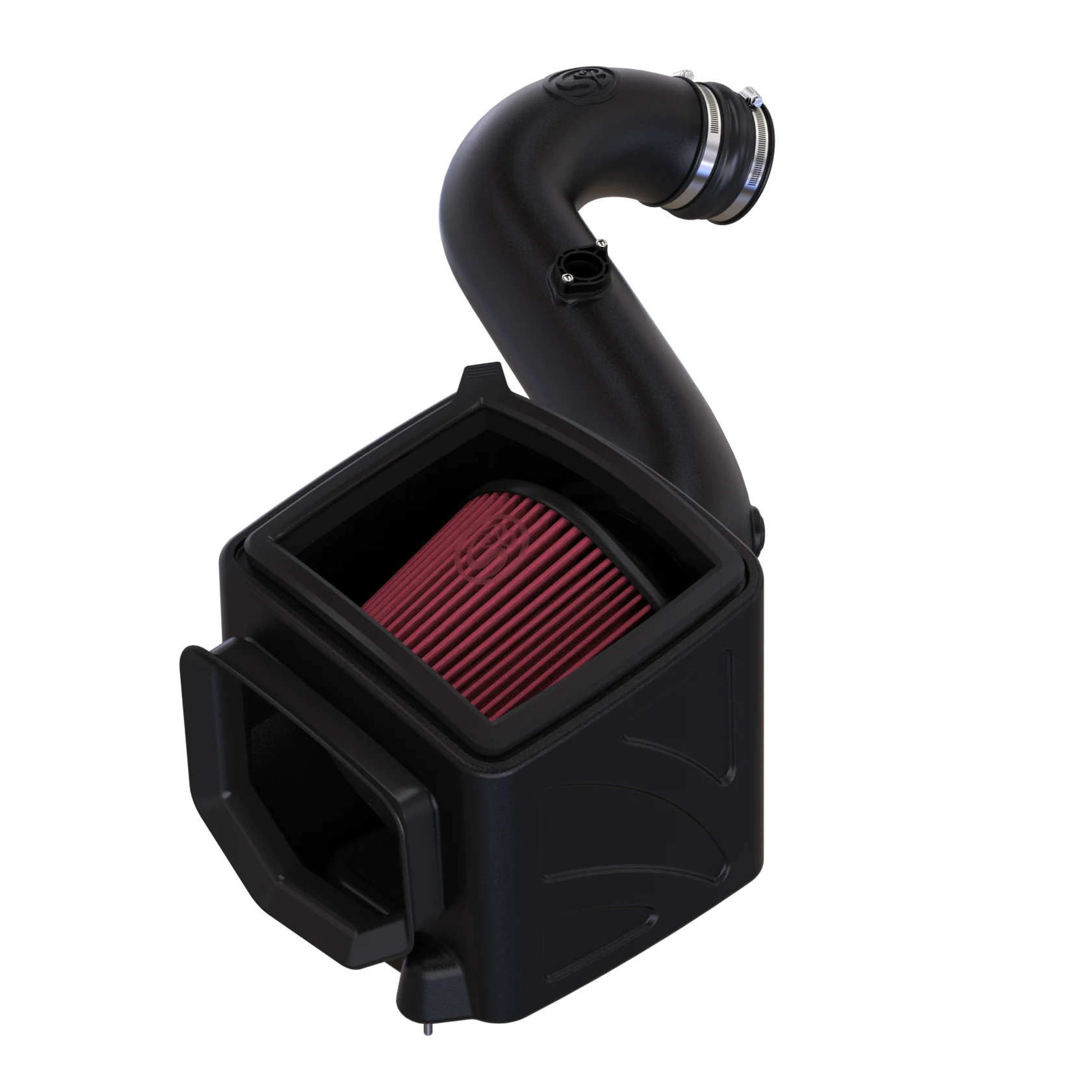 S&B Cold Air Intake For 2004 - 2005 Chevrolet Silverado / GMC Sierra V8-6.6L LLY Duramax Cotton Cleanable Red