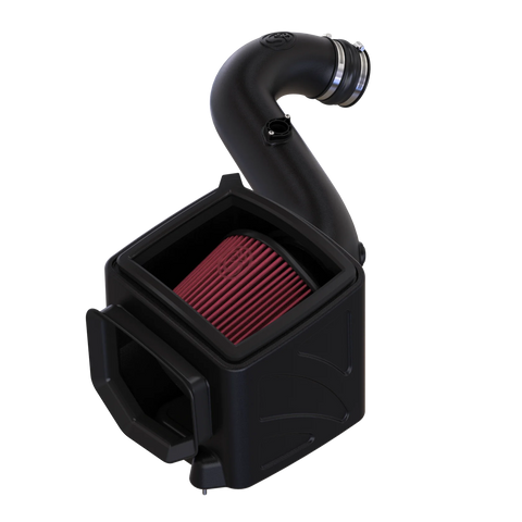 S&B Cold Air Intake For 2004 - 2005 Chevrolet Silverado / GMC Sierra V8-6.6L LLY Duramax Cotton Cleanable Red