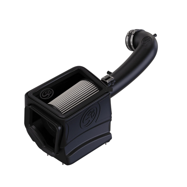 S&B Filters Cold Air Intake For 2017 - 2019 Chevrolet GMC Silverado / Sierra 1500 / 2017 - 2020 Tahoe / Suburban / Yukon XL Denali 5.3L 6.2L Dry Extendable White