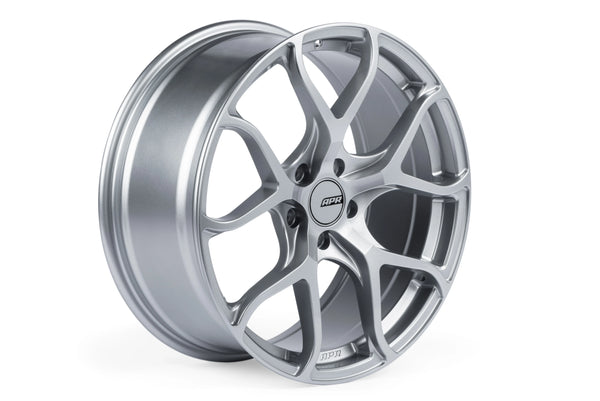 APR A01 Flow Formed 19x8.5 / 5x112 / ET45 / 66.5mm Bore / Silver Wheel