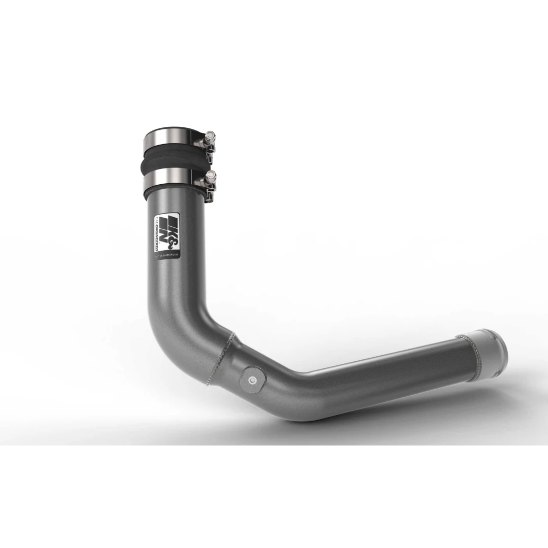 K&N 2022 + Subaru WRX 2.4L H4 Aluminum Charge Pipe Kit - Gunmetal Gray