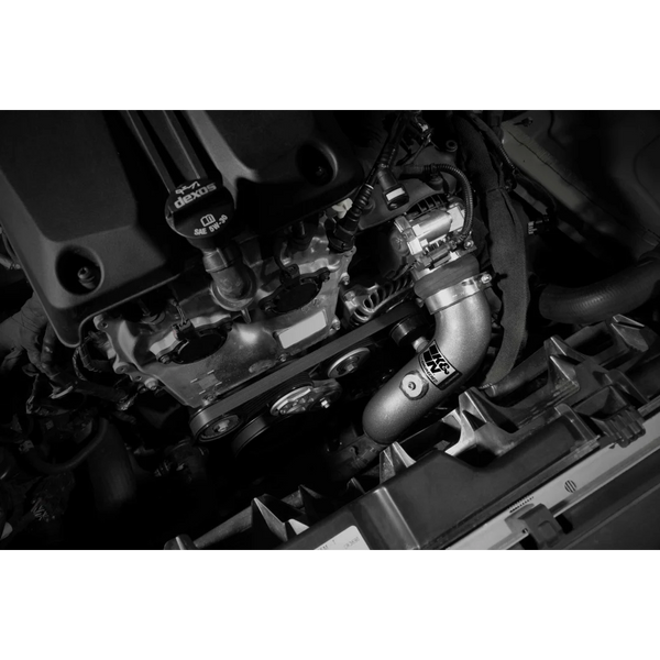 K&N 2023 + GM Colorado/Canyon 2.7L L4 Charge Pipe - Aluminum Tube - Gunmetal Gray