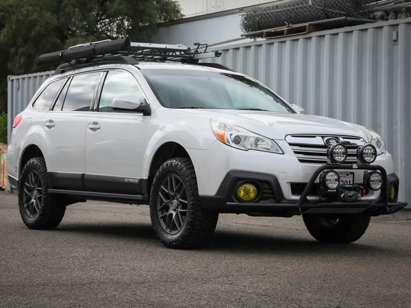 aFe POWER 2010 - 2014 Subaru Outback H4 2.5L / H6 3.6L Terra Guard Trail Steps - Black