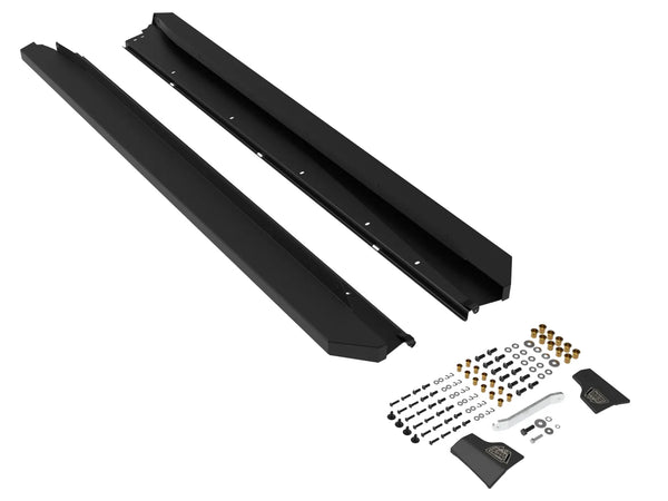 aFe POWER 2015 - 2019 Subaru Outback H4 2.5L / H6 3.6L Terra Guard Trail Steps - Black