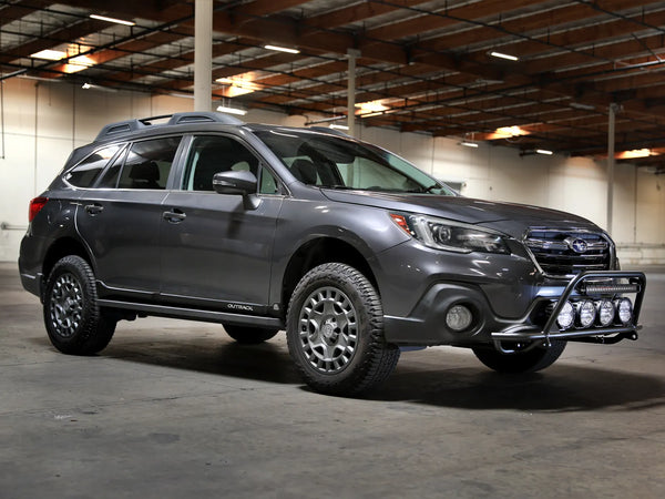 aFe POWER 2015 - 2019 Subaru Outback H4 2.5L / H6 3.6L Terra Guard Trail Steps - Black