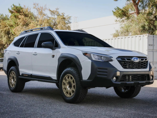 aFe POWER 2020 + Subaru Outback H4 2.4L (t) / H4 2.5L Terra Guard Trail Steps - Black