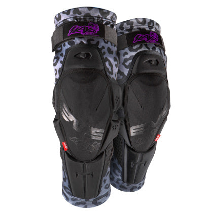 EVS Slayco96 Knee Guard Pair Ghost/Leopard