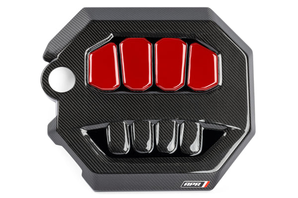 APR 2017 - 2026 Audi RS3 / 2018 - 2022 TTRS Engine Cover Gloss - Carbon Fiber Twill