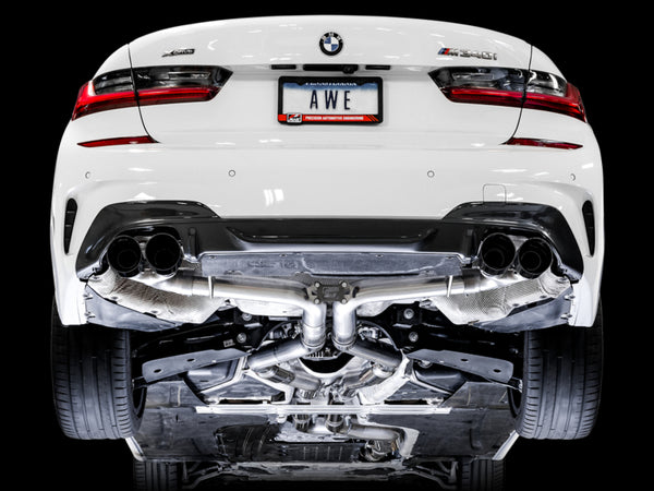 AWE Tuning Track Edition Exhaust for G2X M340i / M440i - Diamond Black Tips