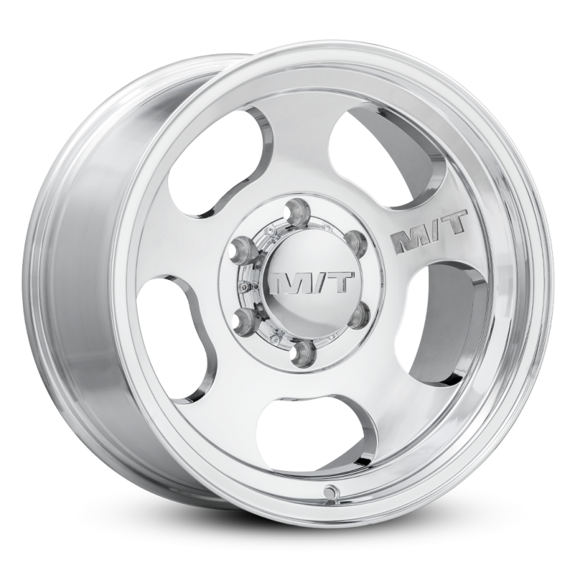Mickey Thompson Canyon Polished Wheel - 16X12 6X5.5 BP 8x165.1 4.53in BS -50 Offset 108.1mm Bore