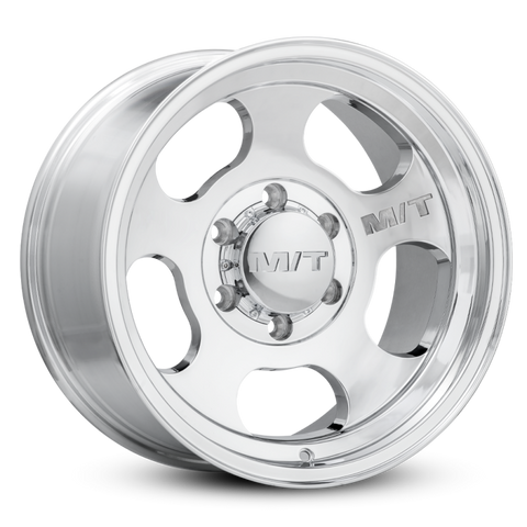 Mickey Thompson Canyon Polished Wheel - 16X12 6X5.5 BP 8x165.1 4.53in BS -50 Offset 108.1mm Bore