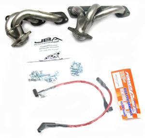 JBA 2007 - 2011 Jeep Wrangler 3.8L V6 1-1/2in Primary Raw 409SS Cat4Ward Header