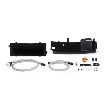 Mishimoto 2016 - 2018 Ford Focus RS Thermostatic Oil Cooler Kit - Black / Silver