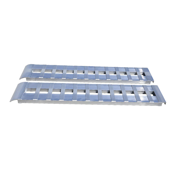 Gen-Y Heavy-Duty 10ft Aluminum Loading Ramps 15in x 120in 5K Capacity Per Ramp - Pair