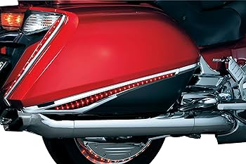Kuryakyn Saddlebag Accent Swoops W/Led - 2012 - 2017 Honda Goldwing GL1800 / 2013 - 2016 Goldwing F6B