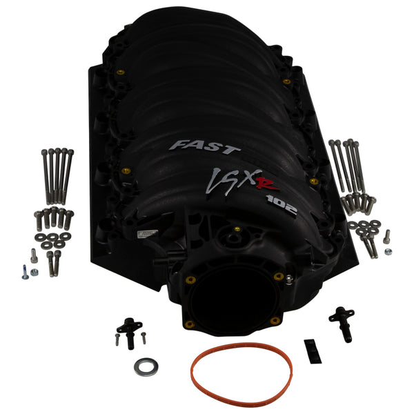 FAST LSXR Manifold 102MM Rectangular Port - Black