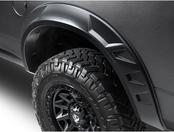 Husky Liners 2019 + RAM 2500/3500 DRT Style Fender Flares (Smooth) 4pc - Blk