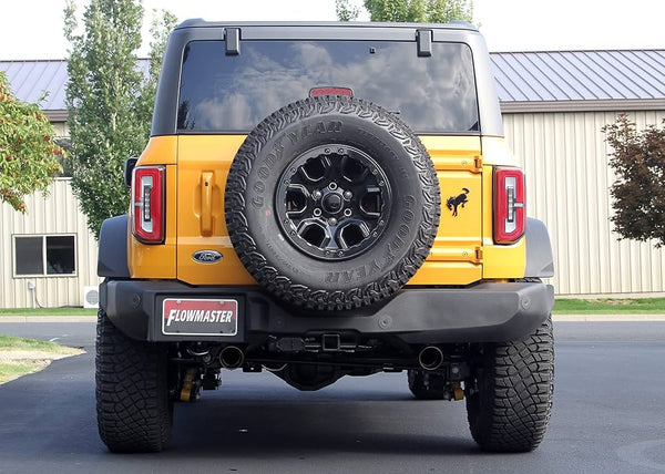 Flowmaster Outlaw Axle-Back Exhaust System 2021-2025 Ford Bronco 2.3L/2.7L Outlaw Axle-Back, Dual Exit