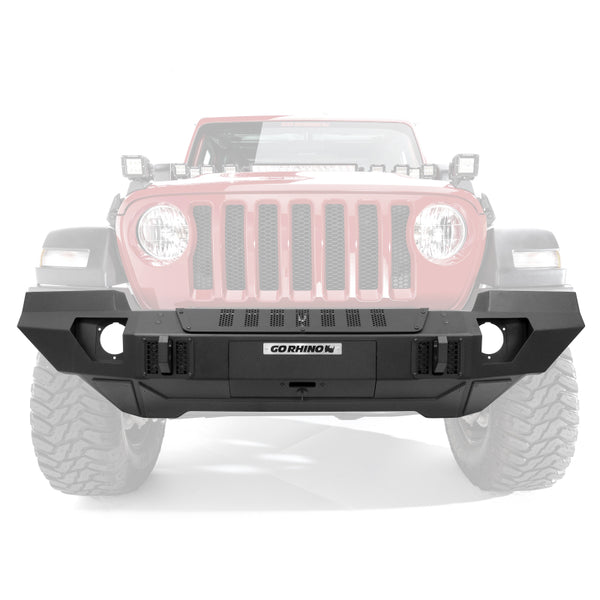 Go Rhino 2007 + Jeep Wrangler JL/JLU/JK/JKU/Gladiator JT Trailline Front Full Width Bumper