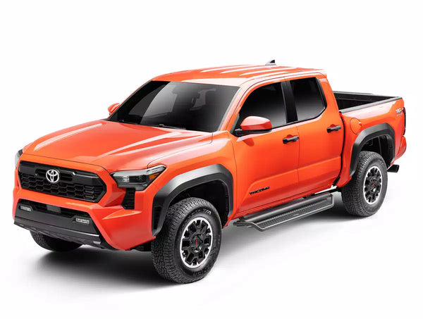 Go Rhino 2024+ Toyota Tacoma (Double Cab) Dominator Xtreme D1 SideSteps Complete Kit -Textured Black