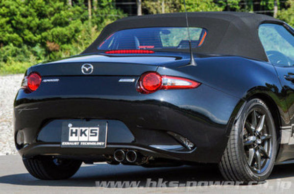 HKS LEGAMAX Premium Roadster Catback Exhaust - 2016 - 2022 Mazda Miata MX-5 ND5RC