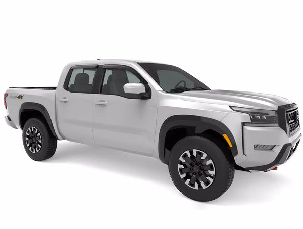 AVS 2022 + Nissan Frontier (Crewcab Pickup) Ventvisor Outside Mount Window Deflectors 4pc - Smoke