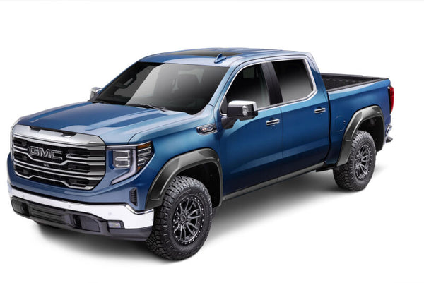 Husky Liners 2019 - 2024 GMC Sierra 1500 (69.9/79.4in. Bed) DRT Style Fender Flares (Smooth) 4pc - Black