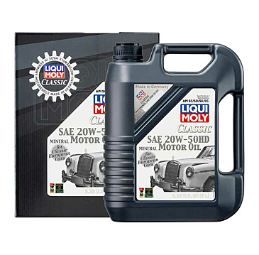 LIQUI MOLY 5L Classic Motor Oil SAE 20W50 HD ( 4 Pack )