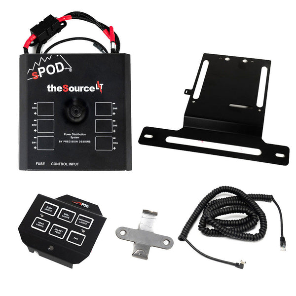 SPOD SourceLT/Mini6 Steering Wheel Mount Kit - Polaris RZR Turbo R 2020-2024, Pro R 2022-2025, Pro S 2025, Pro XP 2020-2025