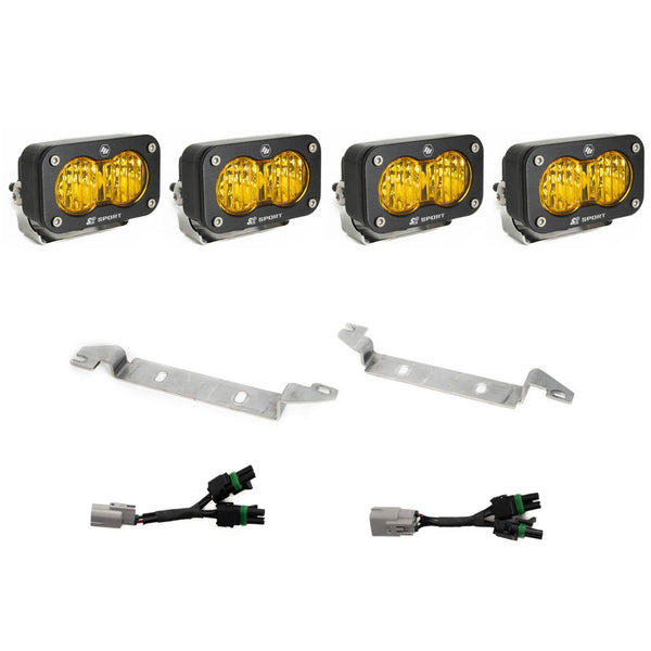 Baja Designs 2024+ Toyota Tacoma TRD ProTrailhunter S2 Sport OEM Fog Light Kit - Amber