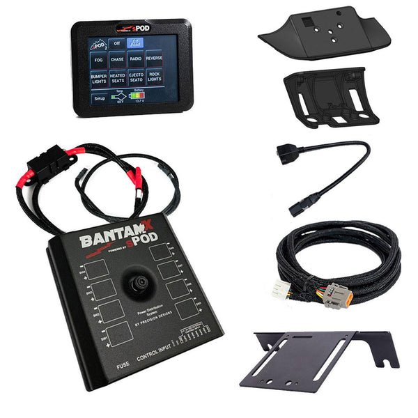 Spod 2023+ Ford F250/F350 Super Duty BantamX Touchscreen Vehicle Power Management Kit