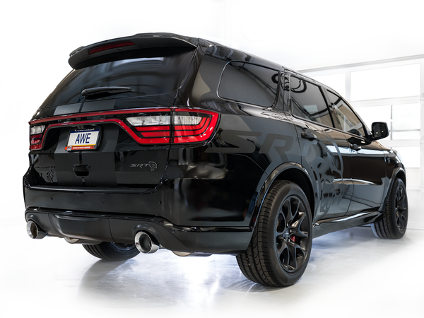 AWE Tuning 2018 - 2024 Dodge Durango SRT & Hellcat Touring Edition Exhaust - Chrome Silver Tips