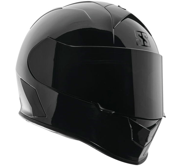 Speed and Strength SS900 Solid Speed Helmet Gloss Black / Matte Black / Matte White