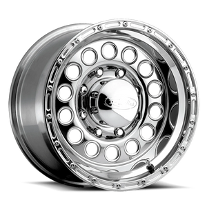 Raceline 887 Rock Crusher 16x8in / 8x165.1 BP / -20mm Offset / 130.81mm Bore - Polished Wheel