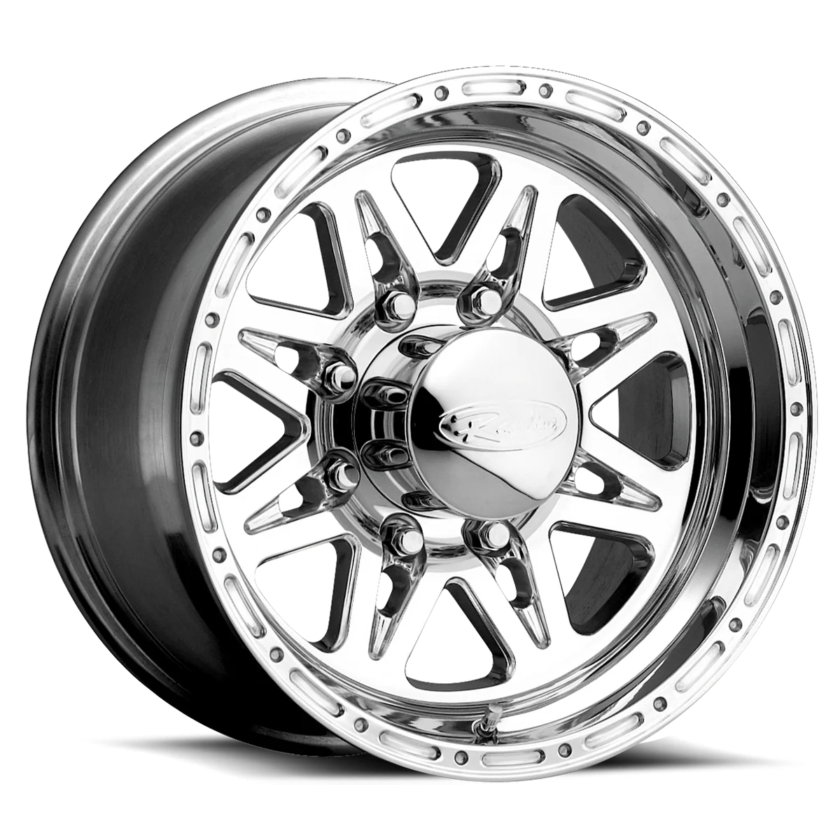 Raceline 888 Renegade 16x8in / 8x165.1 BP / 0mm Offset / 130.81mm Bore - Polished Wheel