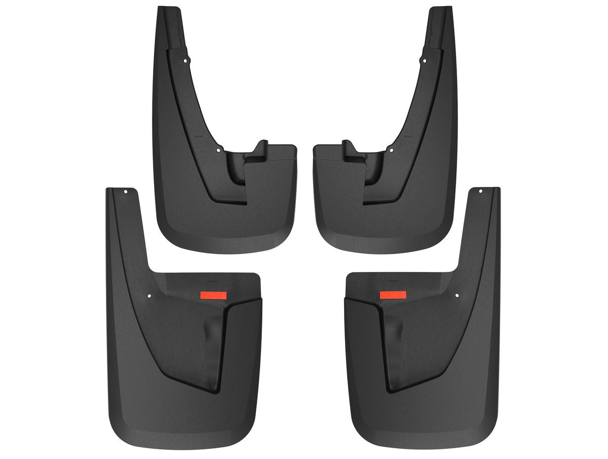 Husky Liners 2019 + RAM 2500/3500 w/o OEM Fender Flares Custom Front & Rear Mud Guard Set - Black