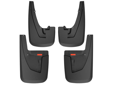 Husky Liners 2019 + RAM 2500/3500 w/o OEM Fender Flares Custom Front & Rear Mud Guard Set - Black