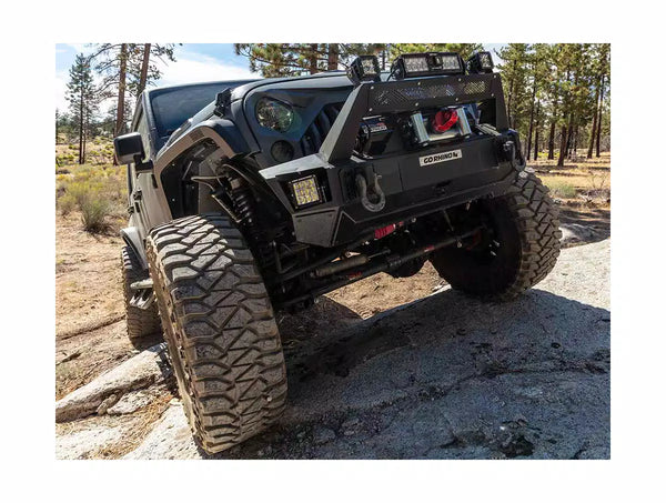 Go Rhino 2007 + Jeep Wrangler JL/JLU/JK/JKU/Gladiator JT Trailline Front Stubby Bumper